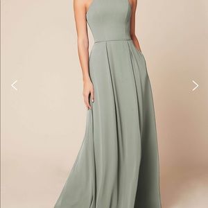 Dear Cleo Leah Dress Ivy size 6 hemmed to 5 1’ with heels